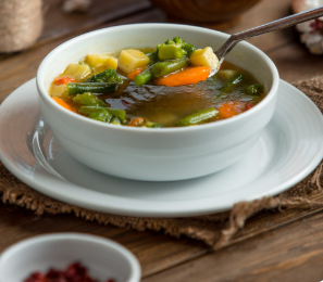 Winter Vegetable Clear Soup (Low-Potassium) 